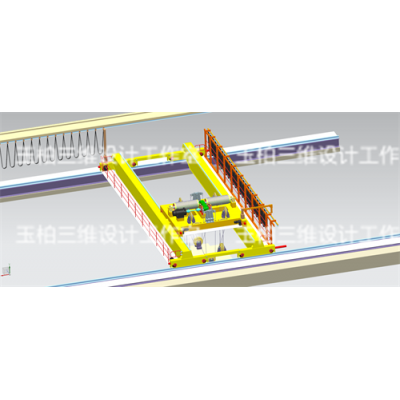 玉柏三维设计-双梁起重机