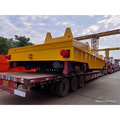 河南电动平车-安钢周口 300T接渣车法兰克平车图1