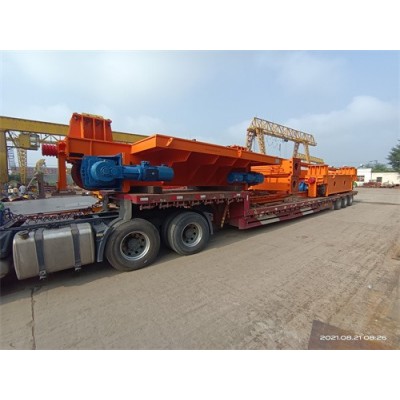 河南新乡辊压机350T潍坊特钢-法兰克电动平车图1