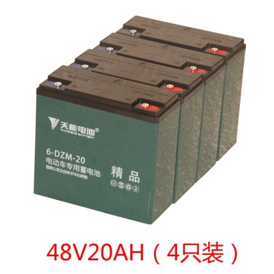 河南四只装的天能电池，电动平车专用-郑州正大新能源图1