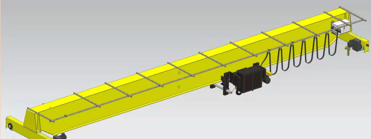 玉柏三维专业设计起重机效果图