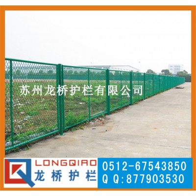江苏学校医院厂区围墙护栏网 浸塑绿色网片护栏网 龙桥厂图2