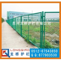 江苏学校医院厂区围墙护栏网 浸塑绿色网片护栏网 龙桥厂