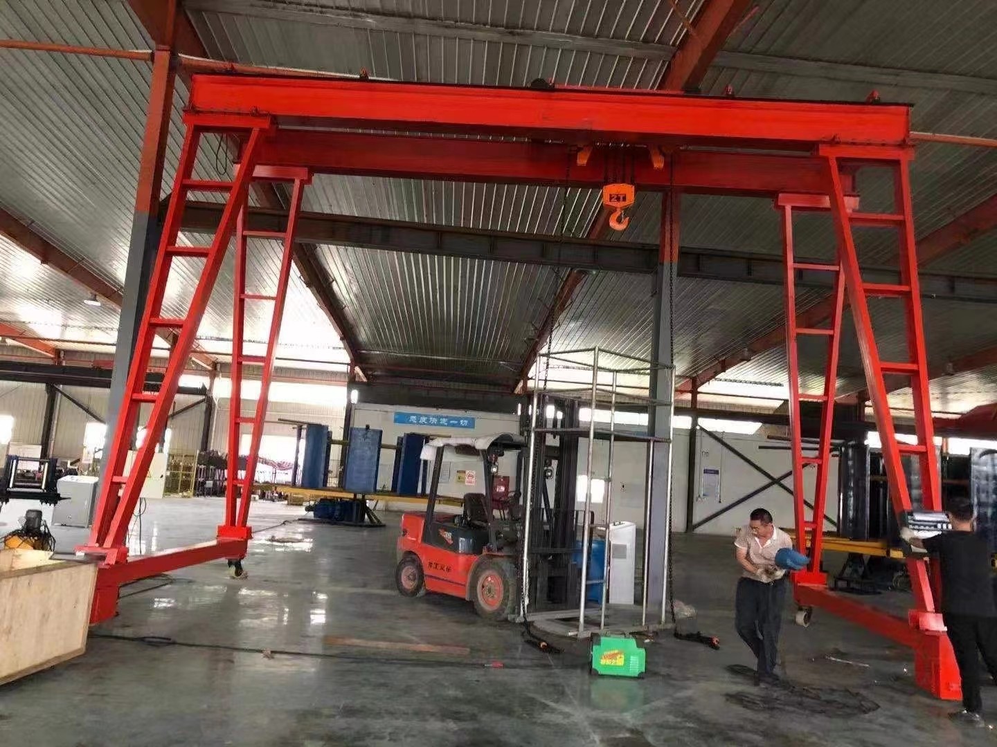 河南新乡简易龙门架质保一年-振发滑车