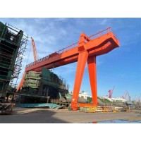 河南矿山重型机械门式起重机施工现场