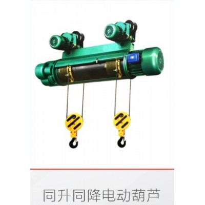 河南薛起起重双胞胎钢丝绳电动葫芦-